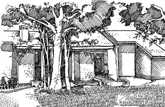 Myers Tulsa Line Drawing