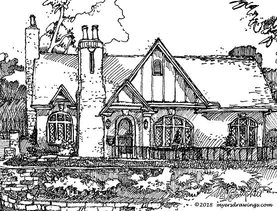 Myers Campbell sketch house