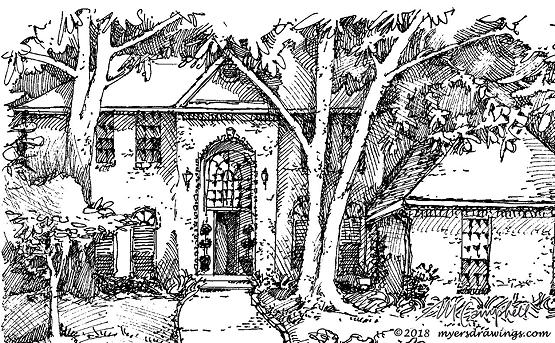 Myers Campbell Tulsa Church drawing