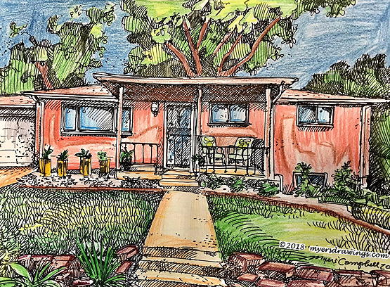 Myers Tulsa Lee School painting